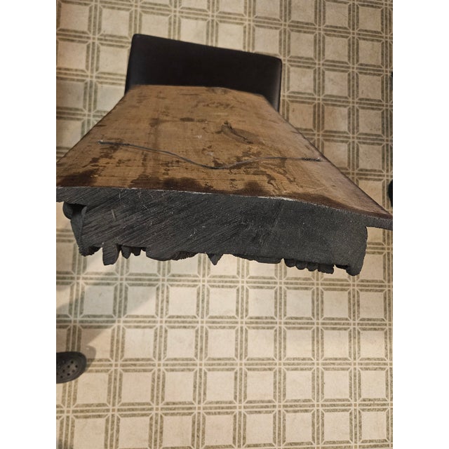 1960s Monumental Hand-Carved Ganesha Temple Panel in High Relief, Sculptural Wall Statement For Sale - Image 9 of 15