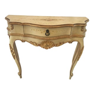 Vintage Country French Console Table For Sale