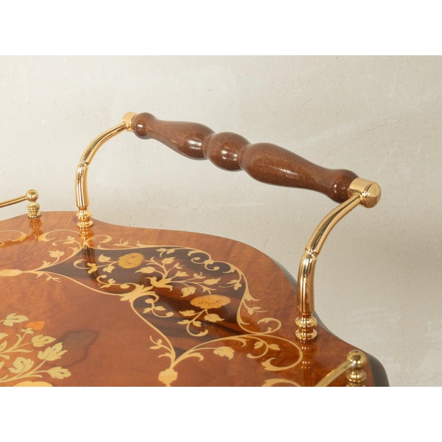 Mid-Century Italian Bar Cart For Sale - Image 8 of 11