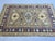 Brown and Navy Kazak Style Tribal Area Rug With Medallions, 5' X 7'7" For Sale - Image 4 of 15