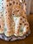 Ceramic Vintage Hand-Painted Ceramic Leopard and Cub Figural Pitcher For Sale - Image 7 of 11