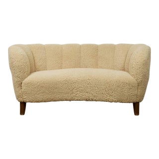 Vintage Cabinet Maker Settee From Denmark, 1960 For Sale