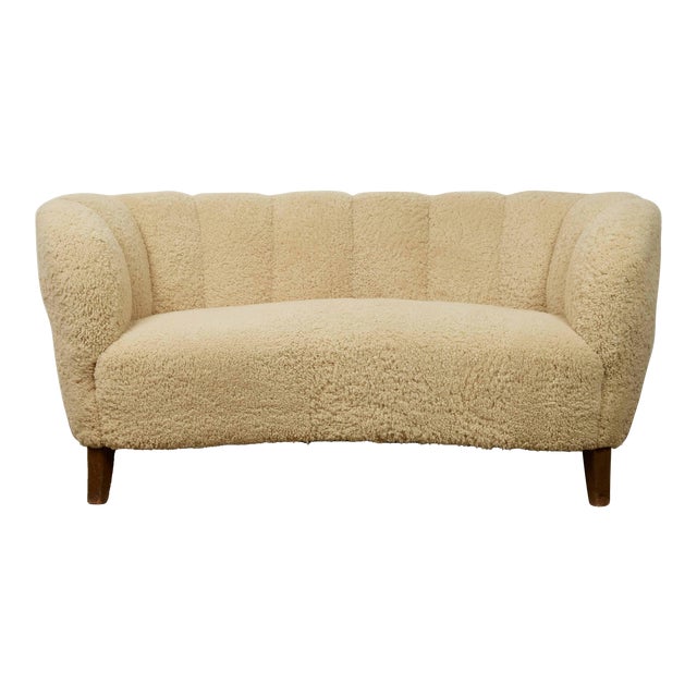 Vintage Cabinet Maker Settee From Denmark, 1960 For Sale