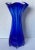 Blue Vintage 1960s Italian Archimede Seguso Murano Glass Vase For Sale - Image 8 of 8