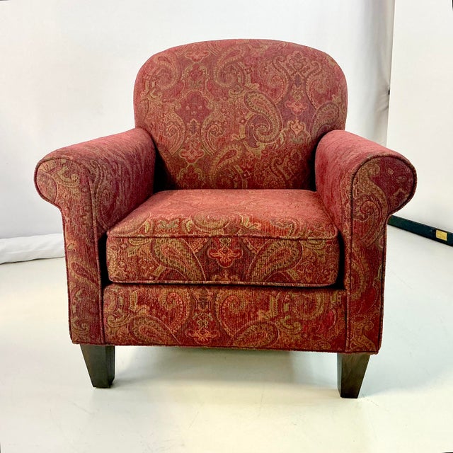 1980s Vintage Rustic European Italian Boho Chic Arts & Crafts Club Chair. For Sale - Image 4 of 16