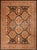 Rustic Tribal Geometric Persian Heriz Design Modern Room Size Rug For Sale