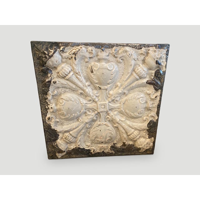 Antique Tin Ceiling Remnant For Sale - Image 17 of 18