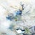 2020s A Bohemian Breeze - Cool Blue Tone Abstract Textural Acrylic Painting on Canvas by Vè Boisvert For Sale - Image 5 of 9