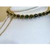 4 Ct Round Shape Green Tourmaline Cocktail Tennis Bracelet 14 Kt Yellow Gold 7" For Sale - Image 16 of 18