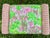 Light Pink 1970s Hollywood Regency Pink Wicker Vanity Stool & Matching Pillow Set – Tailored Lilly Pulitzer "On Parade" Cushion For Sale - Image 8 of 12