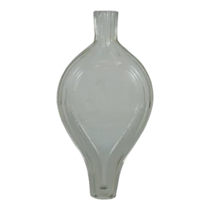 1872 Antique German Etched Glass Stag Deer Perfume Bottle Bud Vase