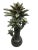 Chic Moroccan Glazed Ceramic Palm Tree Sculpture For Sale - Image 4 of 6