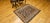 Vintage Persian Malayer Area Rug, Handwoven All Over Geometric Design, Navy & Ivory, 4’ X 4’ For Sale - Image 13 of 14