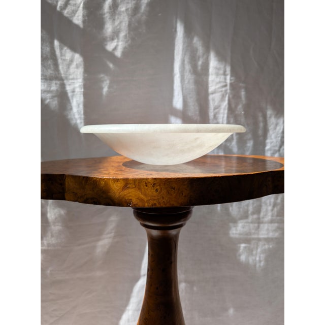 Vintage Italian Alabaster Centrepiece Bowl by Volterra, 1970s For Sale - Image 10 of 10