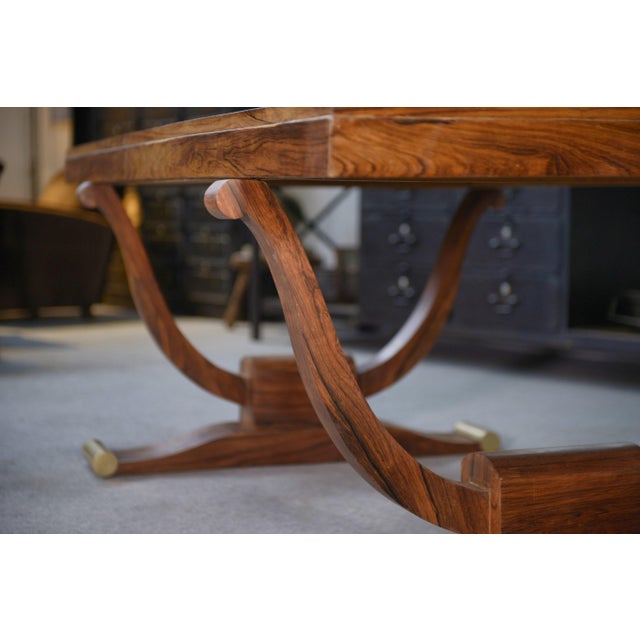 Vintage Art Deco Wooden Table, 1940s For Sale - Image 6 of 15
