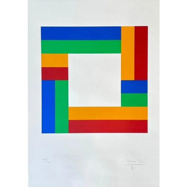 Red Max Bill, Square, 1970s, Silkscreen For Sale - Image 8 of 8