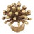Vintage Bronze Studio Sputnik Starburst Sculptural Ring Attributed to Pal Kepenes Size 4.75 For Sale