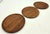 Mid 20th Century Mid 20th Century Teak Bentwood Appetizer Plates or Trinket Dishes, Set of 3 For Sale - Image 5 of 10