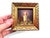 Plastic Framed Painting of Lighted Candle Christmas Still Life by Valeriya Serova For Sale - Image 7 of 8