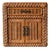 Vintage Woven Wicker Nightstand For Sale