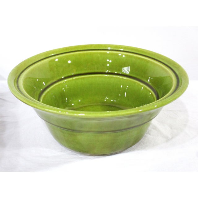 Green Mid Century Chicken Lazy Susan California Pottery Sever For Sale - Image 8 of 12