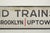 2020s Reclaimed Marty Supreme Ind Trains Street Movie Prop Sign For Sale - Image 5 of 7