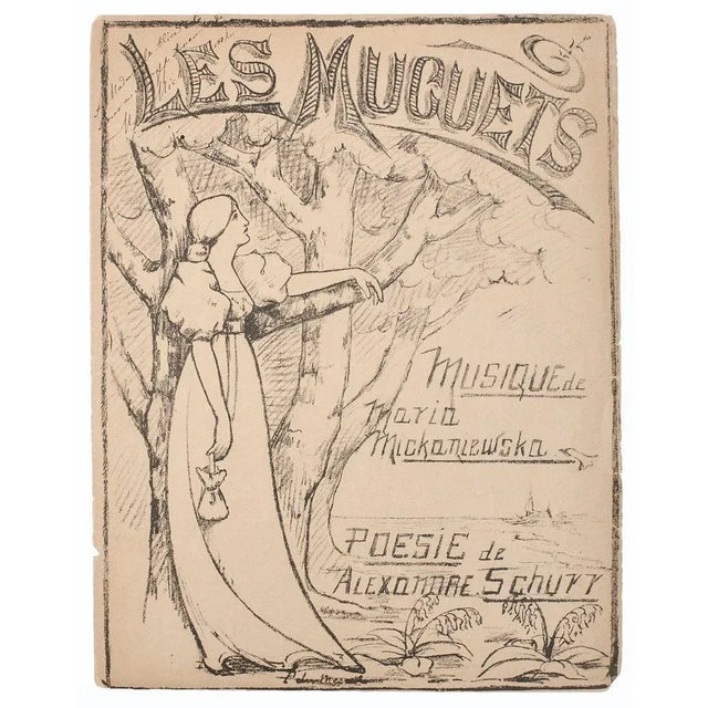 Music and Poetry Program, 1880, Litograph For Sale - Image 4 of 4