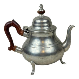 Vintage Stieff Pewter Teapot For Sale