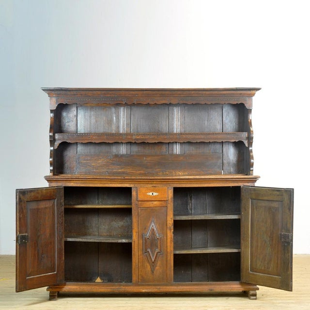 Dutch Oak Dresser, 1820s For Sale - Image 3 of 18