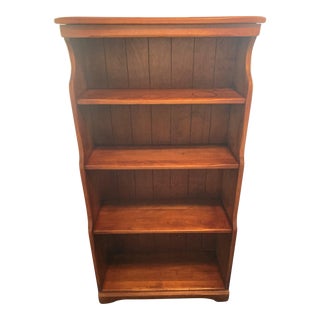Vintage Cushman Creations of Vermont Solid Maple Bookcase For Sale