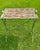 Twig Accent Table, With Twig Woven Mat, Branch-Like Metalwork, Garden Table Adorned With Metal Birds and Leaves, 1970’s For Sale - Image 10 of 12
