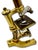 Fine Quality Authentic Antique Solid Brass Doctors Microscope by Bausch & Lomb Optical Co. New York Circa 1894 For Sale - Image 14 of 18