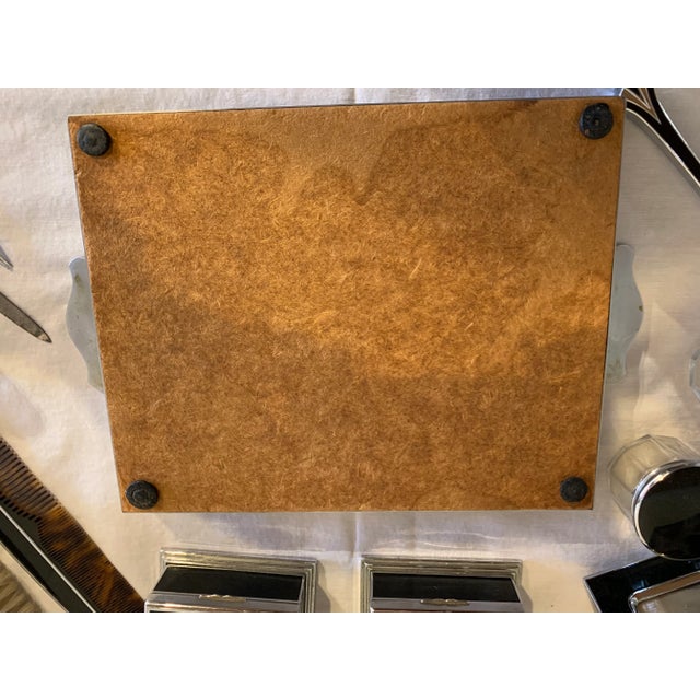 1930s Art Deco Vanity Set, 13 Pieces For Sale - Image 11 of 13