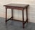 Spanish Pair of Spanish Side Table With Carved Edges and Turned Legs For Sale - Image 3 of 9