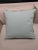 Shabby Chic Contemporary Purple & Neutral Embroidered Accent Pillow For Sale - Image 3 of 5