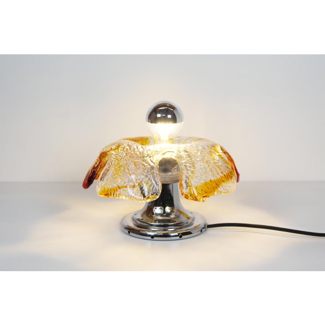 Metal Murano Glass Table Lamps by La Murrina, 1970s, Set of 2 For Sale - Image 7 of 10