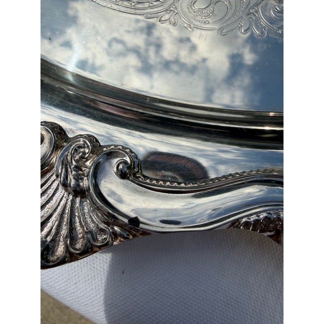 1970s Leonard Silver Plate Punch Bowl - Set of 15 For Sale - Image 10 of 11