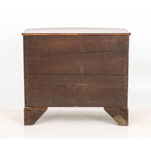 George III Style Fruitwood Chest of Drawers For Sale - Image 9 of 9