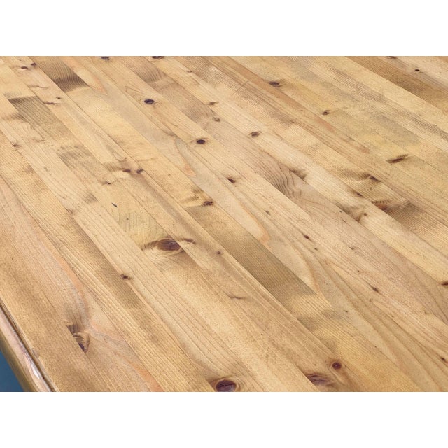 Large Country-Style Dining Table in Wood, 1980s For Sale - Image 15 of 18