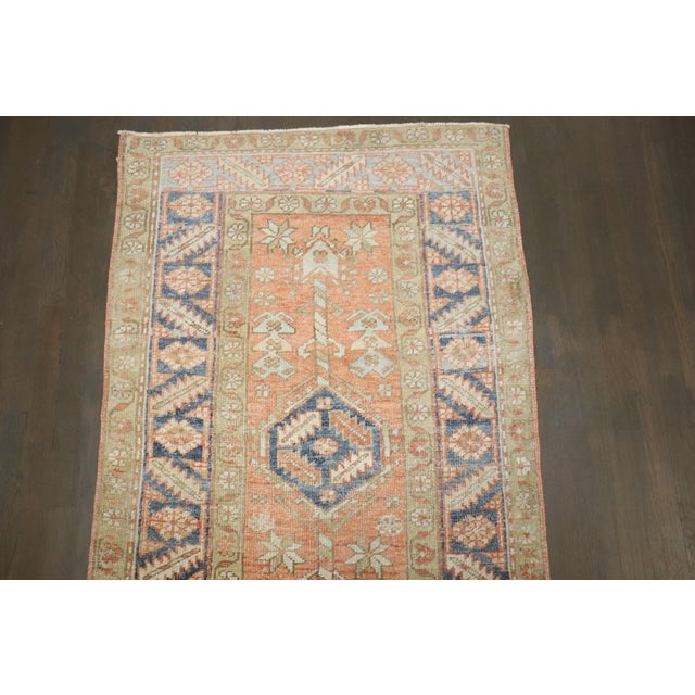 Zabihi Collection Persian Heriz Runner For Sale - Image 10 of 10