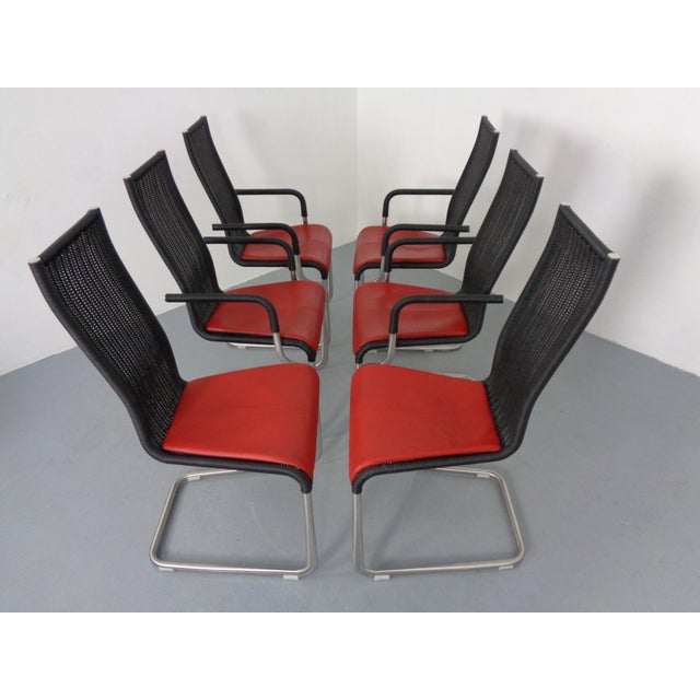 1980s Kragstuhl D21 & B20 Cantilever Chairs by Jean Prouve & Axel Bruchhäuser for Tecta, 1980s, Germany, Set of 6 For Sale - Image 5 of 18