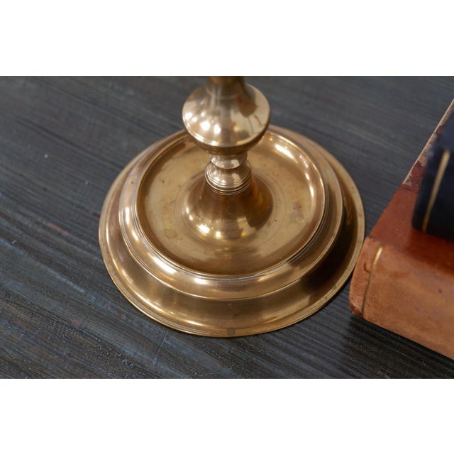 Antique Danish Brass Candlesticks from Næstved, 1780s, Set of 3 For Sale - Image 12 of 14