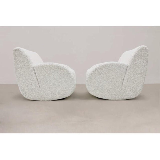 American Leather Vladimir Kagan "Rock Star" Lounge Chairs - A Pair For Sale - Image 4 of 6