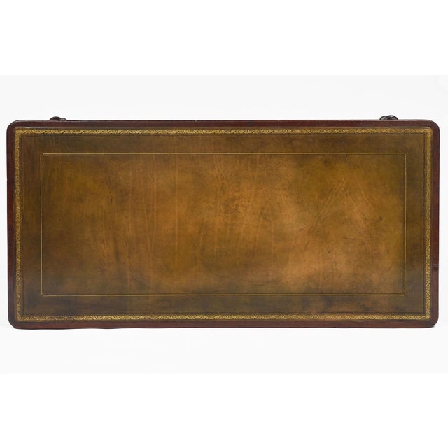 Brown Antique Regency Mahogany Writing Table For Sale - Image 8 of 10