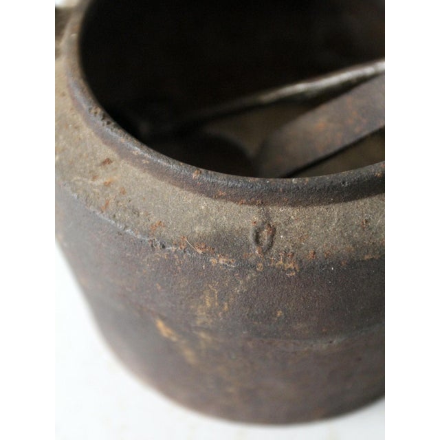 Antique Smelting Pot and Ladles For Sale - Image 11 of 12
