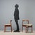 Dining chairs dating back to the 1960s, an expression of Italian craftsmanship, featuring an exotic wood frame that lends...