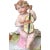 White Antique Dresden Porcelain Cherub & Floral Jar For Sale - Image 8 of 11