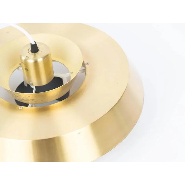 Metal Vintage Danish Lamp Nova by Jo Hammerborg for Fog and Morup, 1970 For Sale - Image 7 of 13