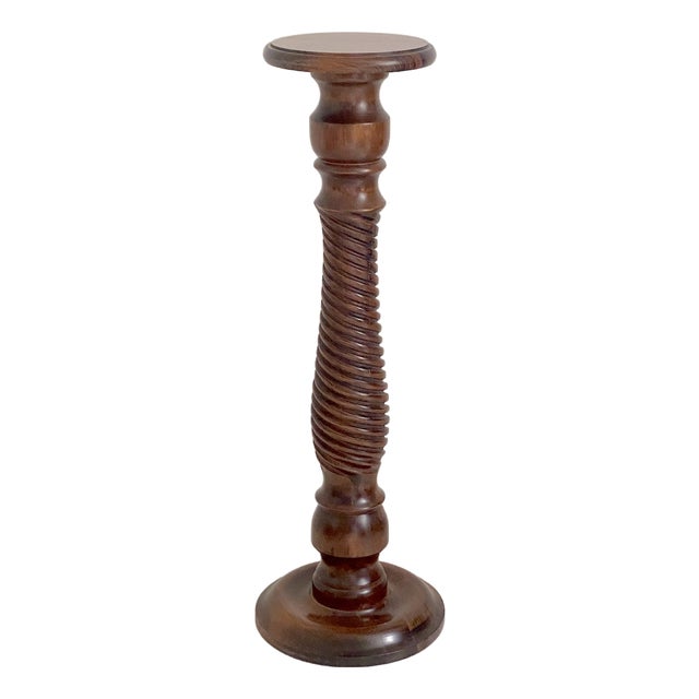 Vintage Oak Side Table, 1970s For Sale