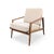 Vintage Easy Chair in Wool and Walnut For Sale - Image 5 of 11